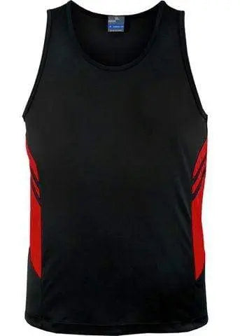 Aussie Pacific Men's Tasman Singlet 1111 Casual Wear Aussie Pacific Black/Red S